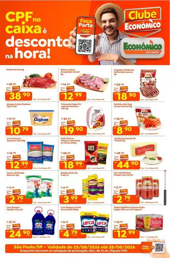 Catálogo Econômico Atacadão | Tabloide Econômico Atacadão - SP | 2026-08-25T00:00:00.000Z - 2026-08-28T00:00:00.000Z
