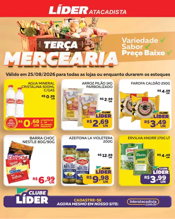 Catálogo Líder Atacadista | Cópia encarte terça da padaria e mer | 2026-08-25T00:00:00.000Z - 2026-08-25T00:00:00.000Z