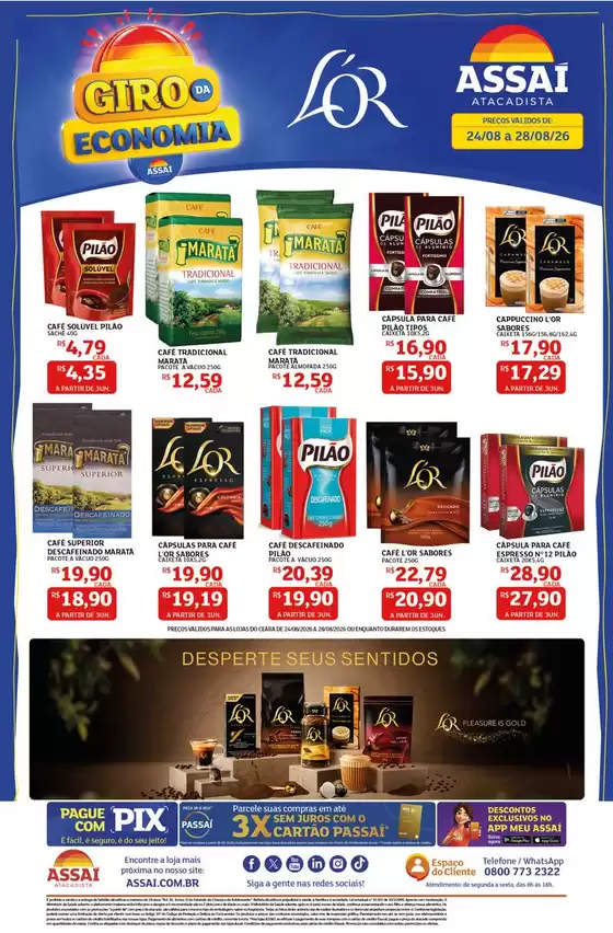 Catálogo Assaí Atacadista em Crato | Encarte Assaí Atacadista 170302-544 | 2026-08-25T00:00:00.000Z - 2026-08-28T00:00:00.000Z