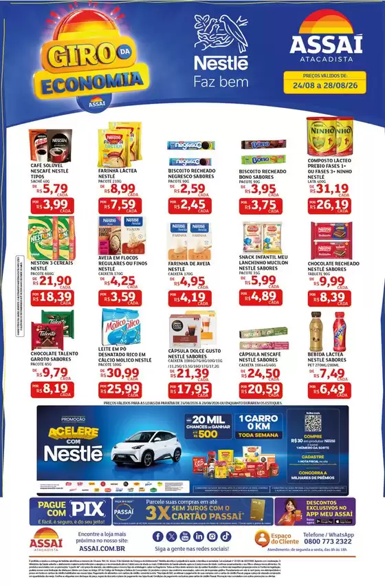 Catálogo Assaí Atacadista em Cabedelo | Encarte Assaí Atacadista 170314-570 | 2026-08-25T00:00:00.000Z - 2026-08-28T00:00:00.000Z
