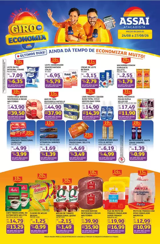 Catálogo Assaí Atacadista em Petrolina | Encarte Assaí Atacadista 170317-574 | 2026-08-25T00:00:00.000Z - 2026-08-27T00:00:00.000Z