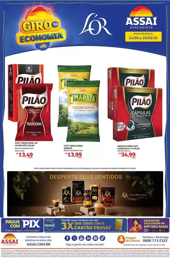 Catálogo Assaí Atacadista | Encarte Assaí Atacadista 170323-571 | 2026-08-25T00:00:00.000Z - 2026-08-28T00:00:00.000Z