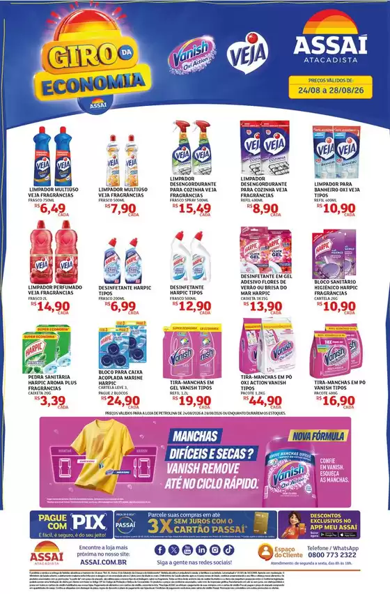 Catálogo Assaí Atacadista | Encarte Assaí Atacadista 170330-574 | 2026-08-25T00:00:00.000Z - 2026-08-28T00:00:00.000Z