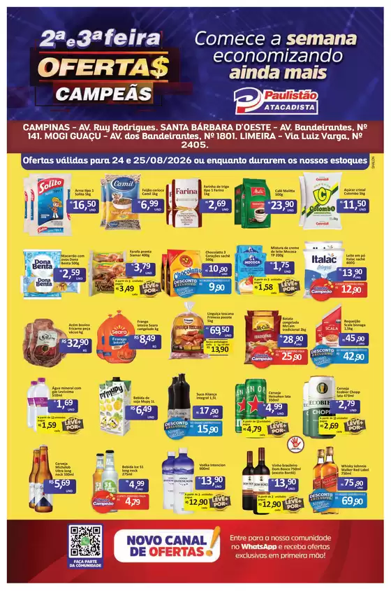 Catálogo Paulistão Atacadista | Ofertas exclusivas para nossos clientes | 2026-08-24T00:00:00.000Z - 2026-08-25T00:00:00.000Z