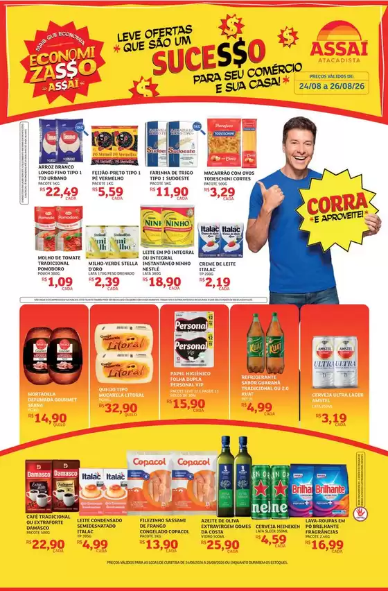 Catálogo Assaí Atacadista em Curitiba | Encarte Assaí Atacadista 170370-519 | 2026-08-25T00:00:00.000Z - 2026-08-26T00:00:00.000Z