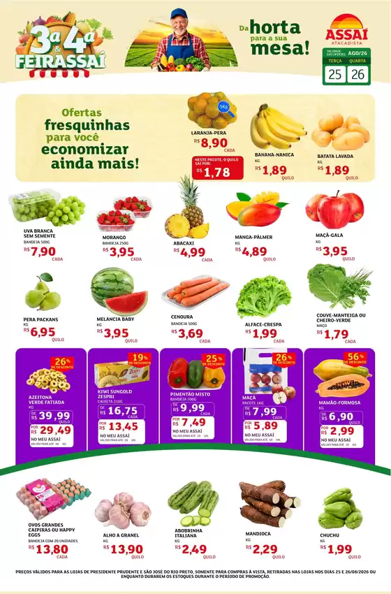 Catálogo Assaí Atacadista em Goianésia | Encarte Assaí Atacadista 49859-961 | 2026-08-25T00:00:00.000Z - 2026-08-26T00:00:00.000Z