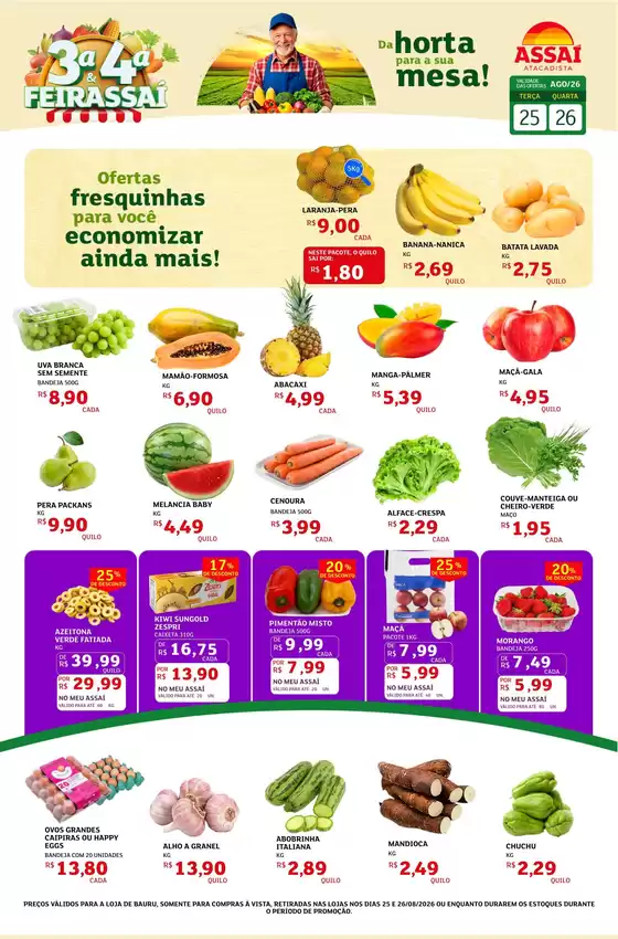 Catálogo Assaí Atacadista em Goianésia | Encarte Assaí Atacadista 49859-960 | 2026-08-25T00:00:00.000Z - 2026-08-26T00:00:00.000Z