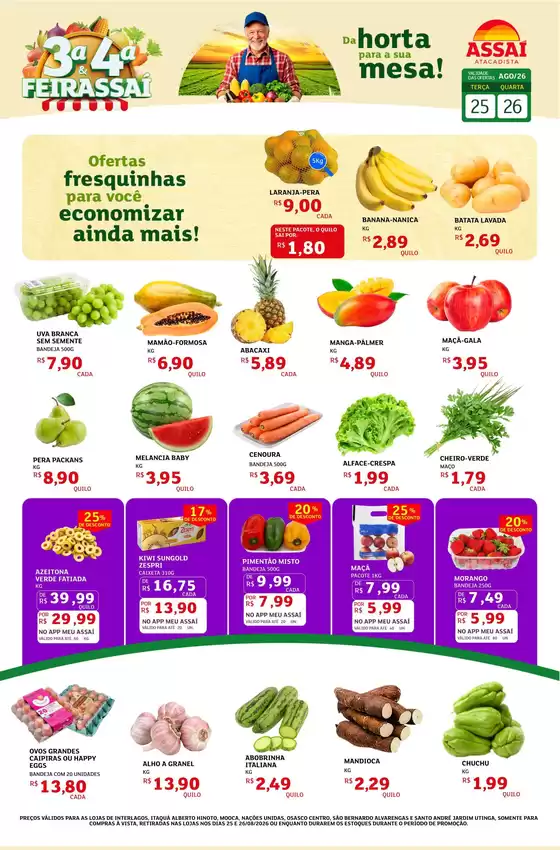 Catálogo Assaí Atacadista em Goianésia | Encarte Assaí Atacadista 49471-809 | 2026-08-25T00:00:00.000Z - 2026-08-26T00:00:00.000Z