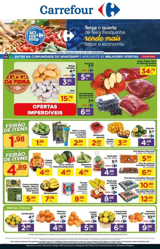 Catálogo Carrefour | TERÇA E QUARTA DE FEIRA FRESQUINHA [MACG] | 2026-08-25T00:00:00.000Z - 2026-08-26T00:00:00.000Z