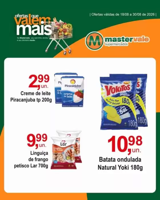 Catálogo Mastervale Supermercados | Ofertas exclusivas | 2026-08-25T00:00:00.000Z - 2026-08-30T00:00:00.000Z