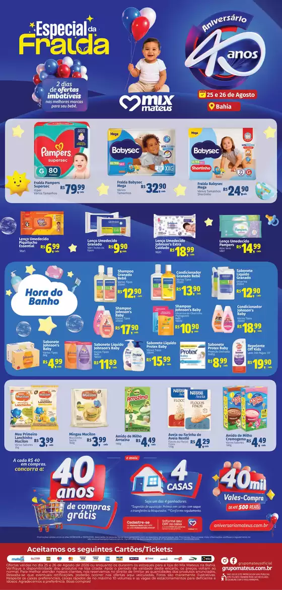Catálogo Supermercados Mateus | Terça da Fralda de Aniversario | 2026-08-24T00:00:00.000Z - 2026-08-26T00:00:00.000Z