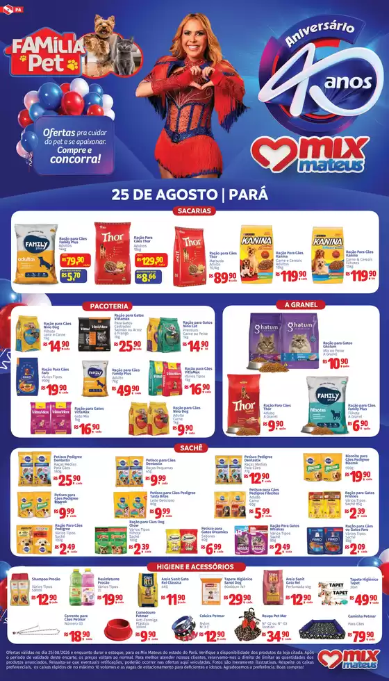 Catálogo Supermercados Mateus em Cabaceiras do Paraguaçu | Família Pet de Aniversario | 2026-08-25T00:00:00.000Z - 2026-08-25T00:00:00.000Z
