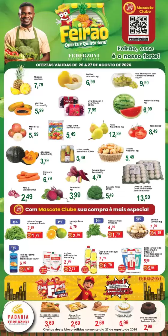 Catálogo Federzoni Supermercados | Feirão | 2026-08-26T00:00:00.000Z - 2026-08-27T00:00:00.000Z