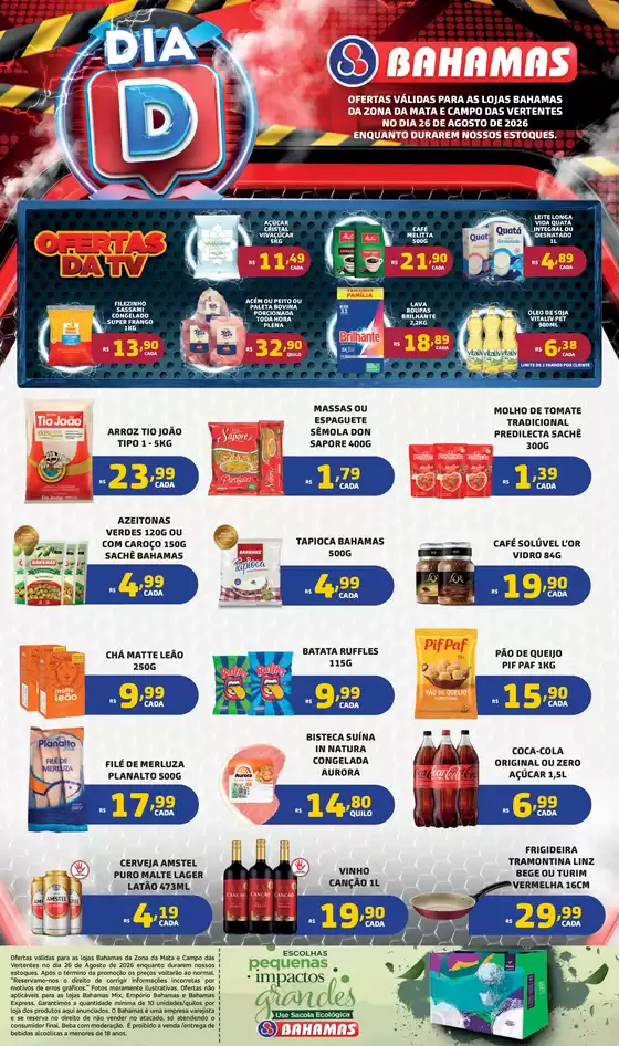 Catálogo Bahamas Supermercados |  D-Day | 2026-08-26T00:00:00.000Z - 2026-08-26T00:00:00.000Z