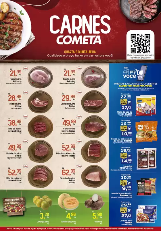 Catálogo Cometa Supermercados | CARNES | 2026-08-26T00:00:00.000Z - 2026-08-27T00:00:00.000Z