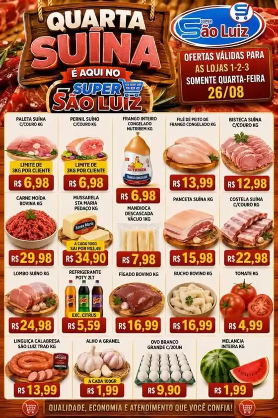 Catálogo Super São Luiz | Ofertas | 2026-08-26T00:00:00.000Z - 2026-08-26T00:00:00.000Z