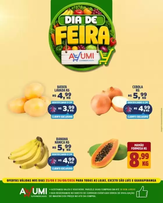 Catálogo Ayumi Supermercados | Ofertas | 2026-08-26T00:00:00.000Z - 2026-08-26T00:00:00.000Z