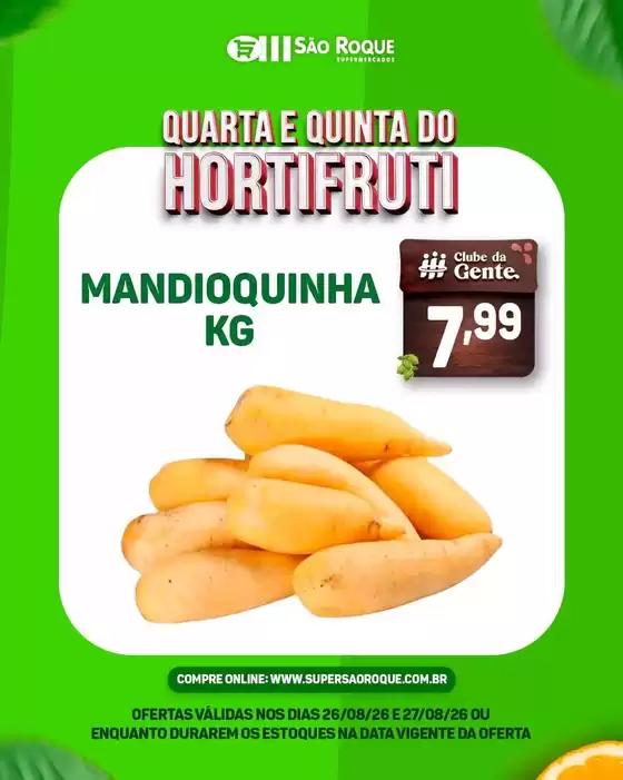 Catálogo São Roque Supermercados | Encarte São Roque Supermercados | 2026-08-26T00:00:00.000Z - 2026-08-27T00:00:00.000Z