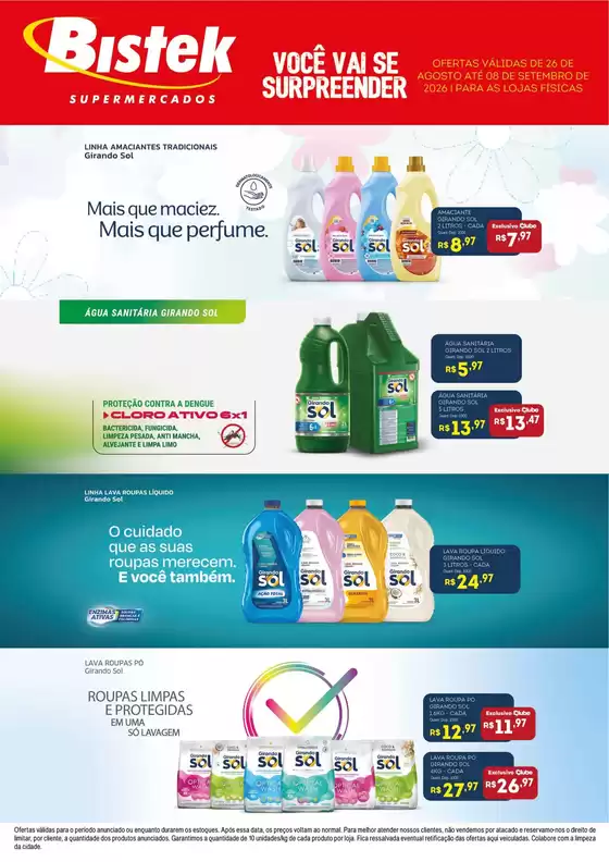 Catálogo Bistek Supermercados | Encarte Bistek Supermercados | 2026-08-26T00:00:00.000Z - 2026-09-08T00:00:00.000Z