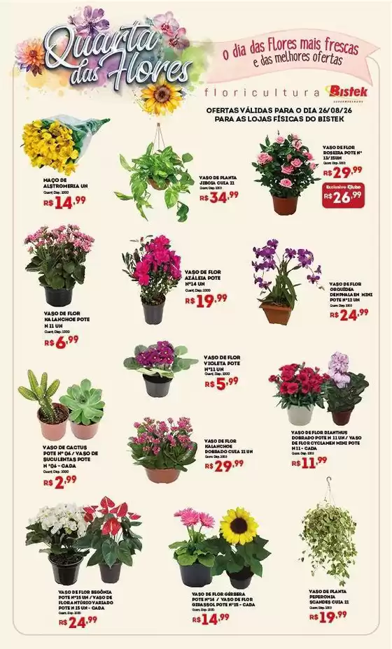 Catálogo Bistek Supermercados | Nossas melhores ofertas para você | 2026-08-26T00:00:00.000Z - 2026-08-26T00:00:00.000Z