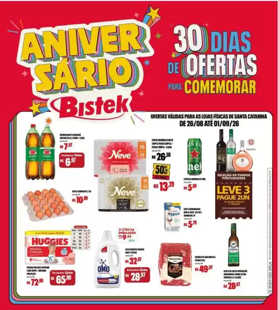 Catálogo Bistek Supermercados | Ótima oferta para todos os clientes | 2026-08-26T00:00:00.000Z - 2026-09-01T00:00:00.000Z