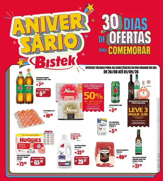 Catálogo Bistek Supermercados | Melhores ofertas para todos os caçadores de pechinchas | 2026-08-26T00:00:00.000Z - 2026-09-01T00:00:00.000Z