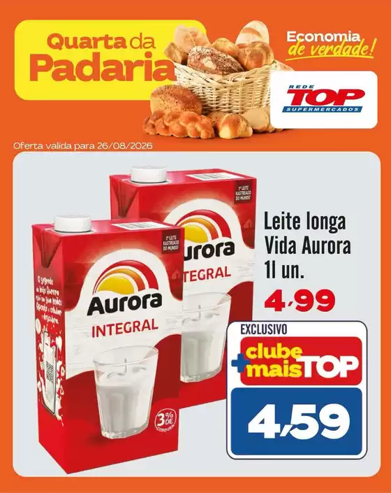 Catálogo Rede Top | Ótima oferta para caçadores de pechinchas | 2026-08-26T00:00:00.000Z - 2026-08-26T00:00:00.000Z