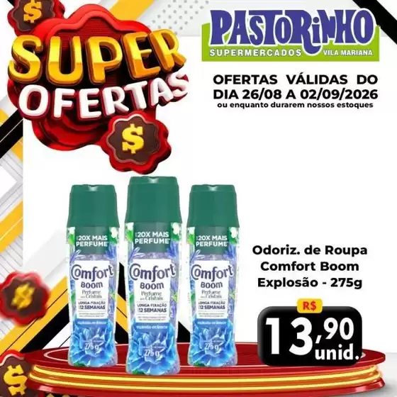 Catálogo Supermercado Pastorinho | Descontos e promoções | 2026-08-26T00:00:00.000Z - 2026-09-02T00:00:00.000Z