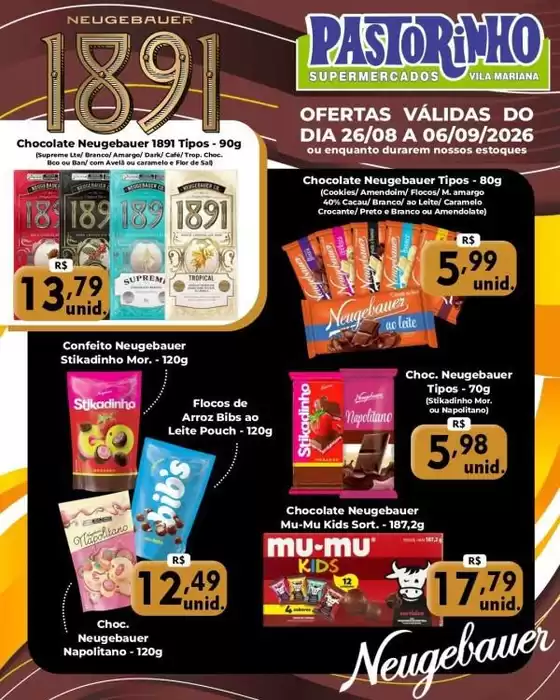 Catálogo Supermercado Pastorinho | Nossas melhores pechinchas | 2026-08-26T00:00:00.000Z - 2026-09-06T00:00:00.000Z