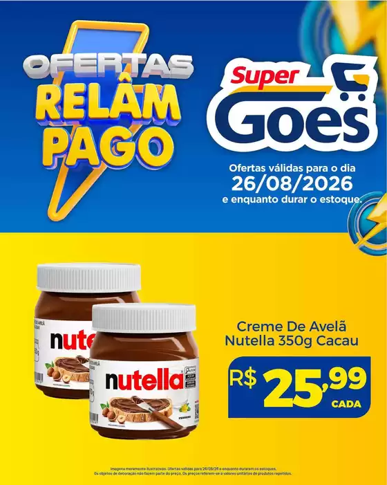 Catálogo Supermercados Goes | Ótima oferta para caçadores de pechinchas | 2026-08-26T00:00:00.000Z - 2026-08-26T00:00:00.000Z