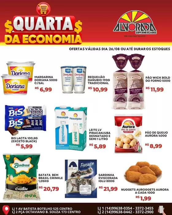 Catálogo Alvorada Supermercados | Encarte Alvorada Supermercados | 2026-08-26T00:00:00.000Z - 2026-08-26T00:00:00.000Z