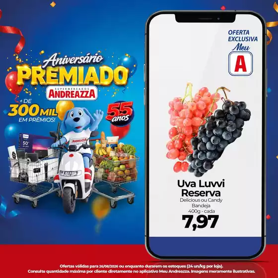 Catálogo Supermercados Andreazza | Novas ofertas para descobrir | 2026-08-26T00:00:00.000Z - 2026-08-26T00:00:00.000Z