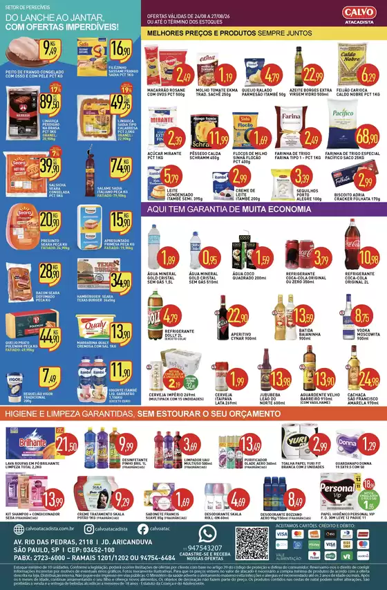 Catálogo Calvo Atacadista | Ofertas exclusivas e pechinchas | 2026-08-24T00:00:00.000Z - 2026-08-27T00:00:00.000Z