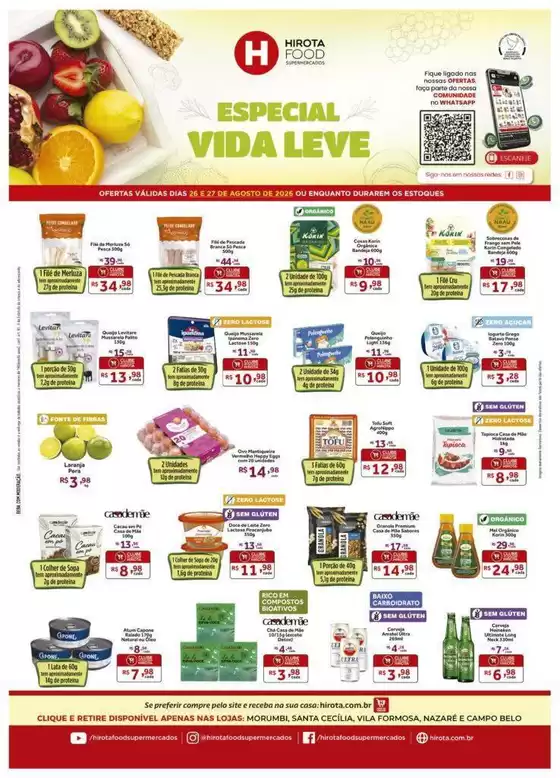 Catálogo Hirota Food Supermercado | Encarte Hirota Food Supermercado | 2026-08-26T00:00:00.000Z - 2026-08-27T00:00:00.000Z