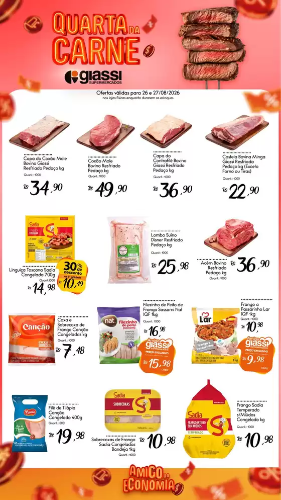 Catálogo Giassi Supermercados | Encarte Giassi Supermercados | 2026-08-26T00:00:00.000Z - 2026-08-27T00:00:00.000Z