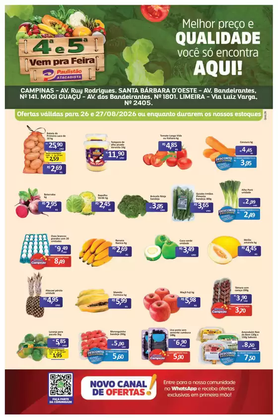 Catálogo Paulistão Atacadista | Novas ofertas para descobrir | 2026-08-26T00:00:00.000Z - 2026-08-27T00:00:00.000Z