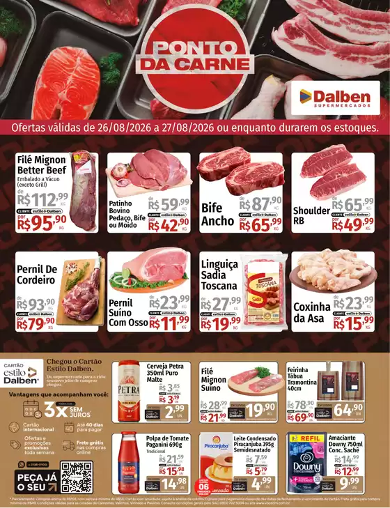 Catálogo Supermercado Dalben | PONTO DA CARNE | 2026-08-26T00:00:00.000Z - 2026-08-27T00:00:00.000Z