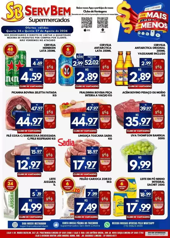Catálogo ServBem | Encarte ServBem | 2026-08-26T00:00:00.000Z - 2026-08-27T00:00:00.000Z