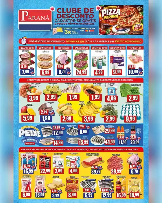 Catálogo Supermercados Paraná | Melhores ofertas para todos os caçadores de pechinchas | 2026-08-26T00:00:00.000Z - 2026-09-01T00:00:00.000Z