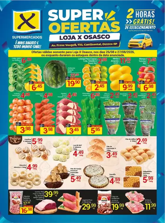 Catálogo X Supermercados | Melhores ofertas para todos os caçadores de pechinchas | 2026-08-26T00:00:00.000Z - 2026-08-27T00:00:00.000Z