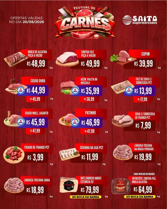Catálogo Saito Supermercados | Pechinchas e ofertas atuais | 2026-08-26T00:00:00.000Z - 2026-08-26T00:00:00.000Z