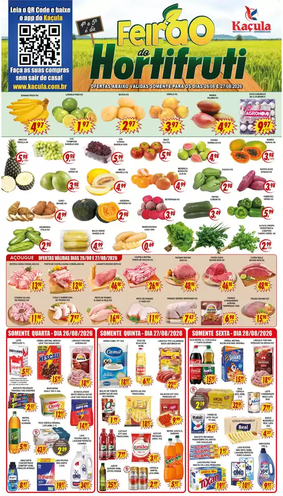 Catálogo Kaçula Supermercados | Loja2 | 2026-08-26T00:00:00.000Z - 2026-08-27T00:00:00.000Z