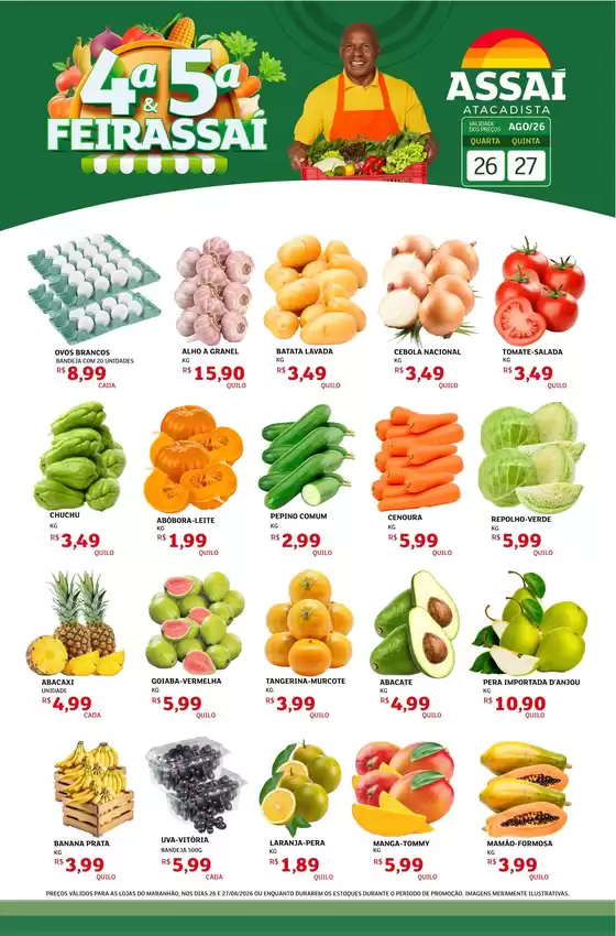Catálogo Assaí Atacadista | Encarte Assaí Atacadista 49893-357 | 2026-08-26T00:00:00.000Z - 2026-08-27T00:00:00.000Z