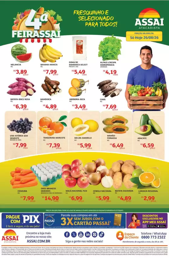 Catálogo Assaí Atacadista | Encarte Assaí Atacadista 170406-602 | 2026-08-26T00:00:00.000Z - 2026-08-26T00:00:00.000Z
