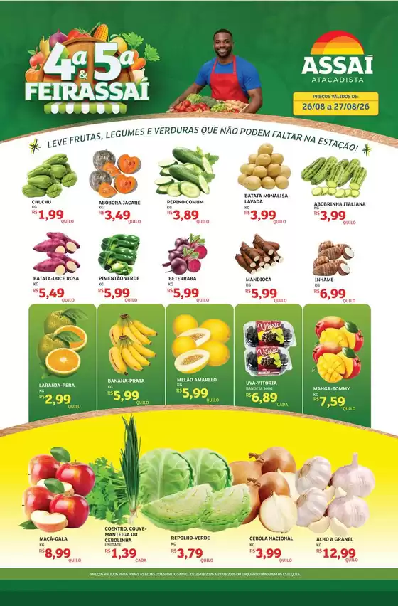 Catálogo Assaí Atacadista em Viana | Encarte Assaí Atacadista 170417-541 | 2026-08-26T00:00:00.000Z - 2026-08-27T00:00:00.000Z