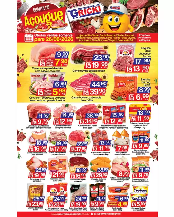 Catálogo Supermercados Gricki | Encarte Supermercados Gricki | 2026-08-26T00:00:00.000Z - 2026-08-26T00:00:00.000Z