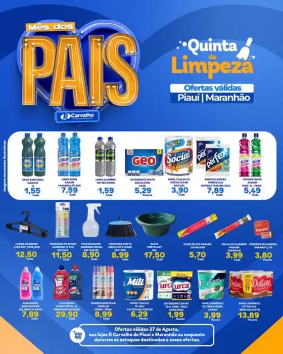 Catálogo R Carvalho Supermercado | Quinta da Limpeza | 2026-08-27T00:00:00.000Z - 2026-08-27T00:00:00.000Z
