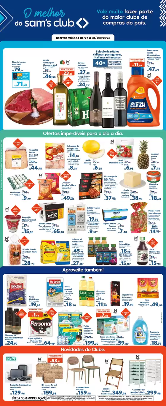 Catálogo Sam's Club | Ótima oferta para todos os clientes | 2026-08-27T00:00:00.000Z - 2026-08-31T00:00:00.000Z