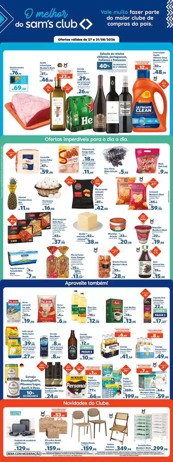Catálogo Sam's Club | Promoções especiais em andamento | 2026-08-27T00:00:00.000Z - 2026-08-31T00:00:00.000Z