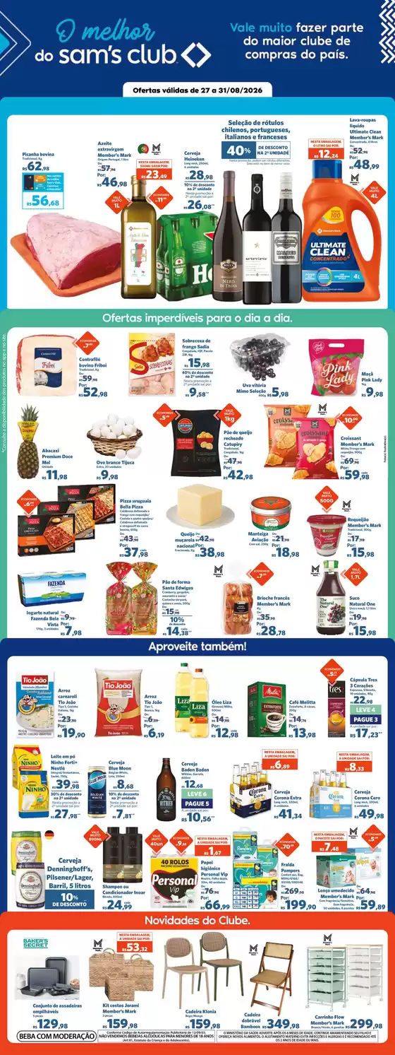 Catálogo Sam's Club | Ofertas exclusivas para nossos clientes | 2026-08-27T00:00:00.000Z - 2026-08-31T00:00:00.000Z